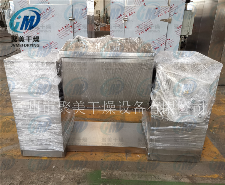 廣西客戶CH-200槽型混合機(jī)1臺，GMP-IA熱風(fēng)循環(huán)烘箱2臺待裝發(fā)貨現(xiàn)場